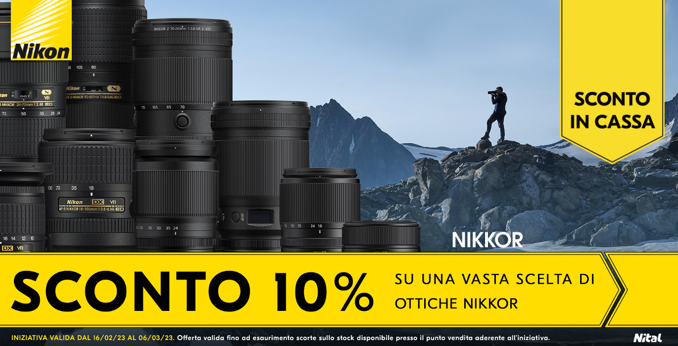 Nikon sconto in cassa winter 2023