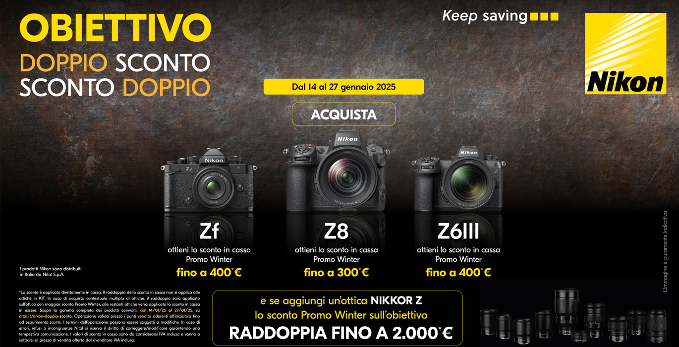 doppio sconto nikon 2025