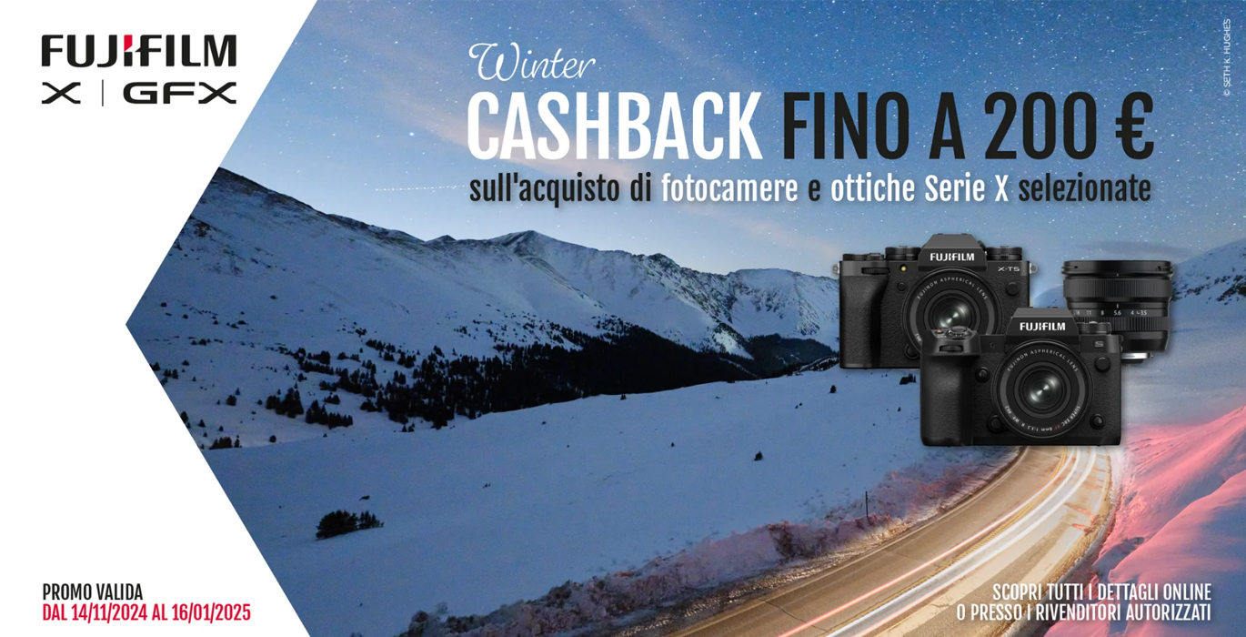 promozione Winter Cashback Fujifilm 2024